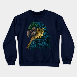 Blue and Gold Macaw Crewneck Sweatshirt